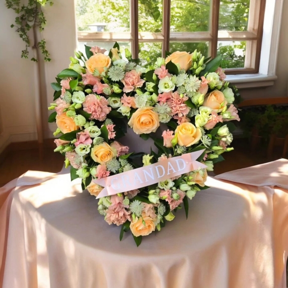 Heart (Open Mixed Flowers)