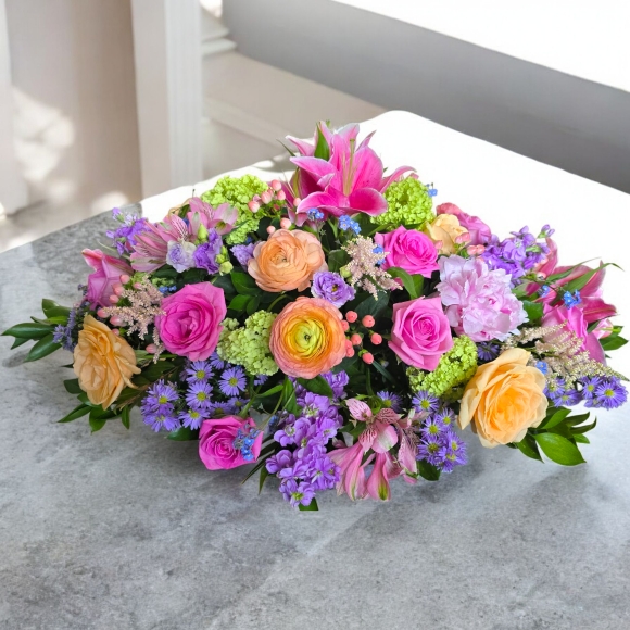 Pink, Lilac & Apricot