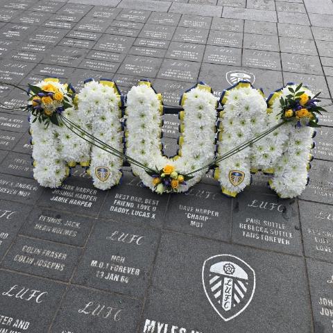 LUFC Letter Tribute