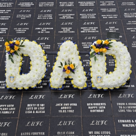 LUFC Letter Tribute