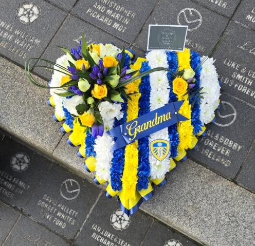 LUFC Striped Heart Tribute